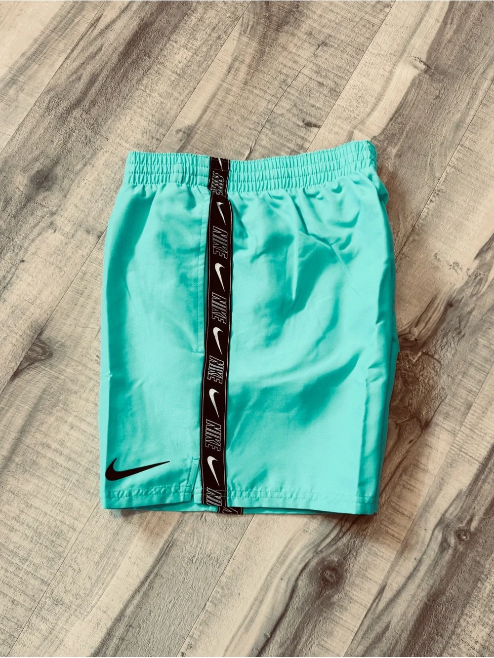 Big Kids Boys Nike Breaker Logo Tape Volley Swim Shorts